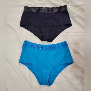 Savage X Fenty Women's Underwear high waist panty bundle Large